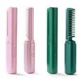 thumbnail image 1 of Ceramic Hairdressing Comb for Smooth, Frizz-Free Hair, USB Rechargeable & Travel-Friendly Design with 3 Adjustable Heat Settings (130°C/160°C/180°C) for All Hair Types, 1 of 11