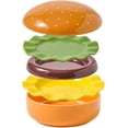 thumbnail image 1 of Ceramic Hamburger Plate Set, Stackable Funny Hamburger-Inspired Bowls and Plates, 4.1 inch Durable Tableware for Party Hosts Home Cooks and Kids, 1 of 9
