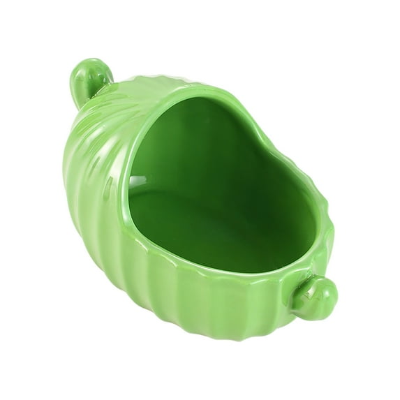 Ceramic Hamster Bath Small Animal Toy for Hamsters Gerbils Indoor Pet Accessories Cute Pig Design Bathtub Hideout