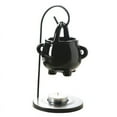 thumbnail image 1 of Ceramic Hanging Cauldron Aroma Diffuser for Wax Melts and Scented Oil, Halloween Decor with Iron Frame, Includes Tea Light Candle, Black Witch Pot Room Decor, 1 of 1