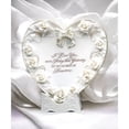 thumbnail image 1 of Ceramic Heart Shape Decorative Plate 7" Roses Wedding Anniversary Stand Included, 1 of 3