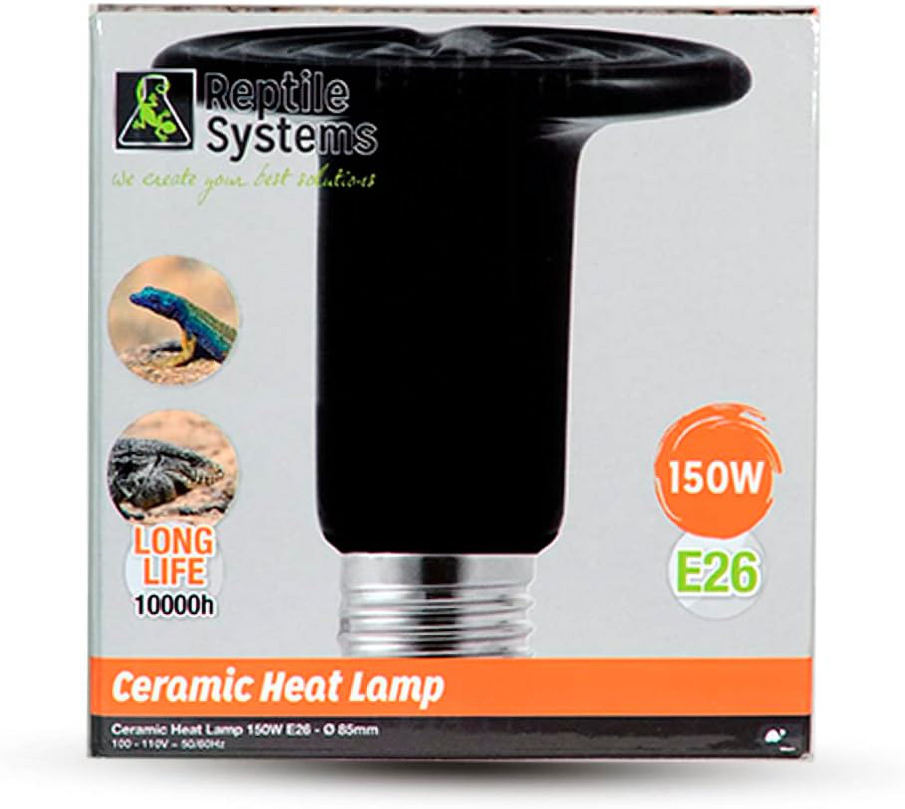Ceramic Heat Emitter (Che), 150W Reptile, Amphibian, Mammal & Baby