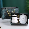 thumbnail image 1 of Ceramic Heated Coffee Mug with 55° Constant Temperature Control for Office and Home – Stylish Thermostatic Tea Cup Gift Set with Box and Accessories, 1 of 3