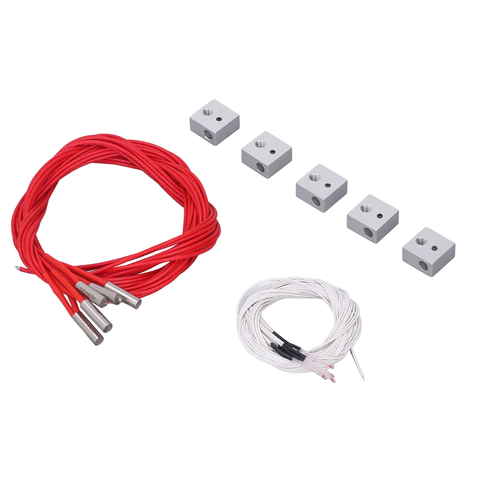 Ceramic Heaters, 5 Sets Standard Design 3D Printer Heater Block Wide Application For MK7 MK8