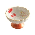 thumbnail image 1 of Ceramic High Legged Fruit Plate Tray Dessert Plate Tea Tray For Serving Fruits And Snacks Display Centerpiece Durable Tableware For Home Office Outdoor Parties, 1 of 6