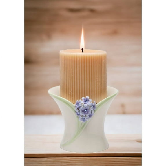 Ceramic Hyacinth Flower Candle Holder 5x5x4 Mom