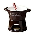 thumbnail image 1 of Ceramic Ice Cream Fondue Pot, Multi-Functional Chocolate Melting Cooker for Home Dessert Parties, 10-Ounce Capacity Appliance(C), 1 of 7