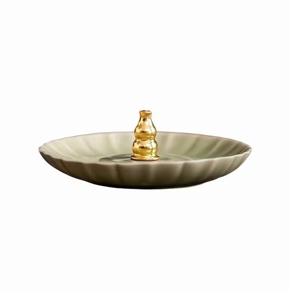 Ceramic Incense Stick & Coil Holder Set for Meditation Yoga Home Decor