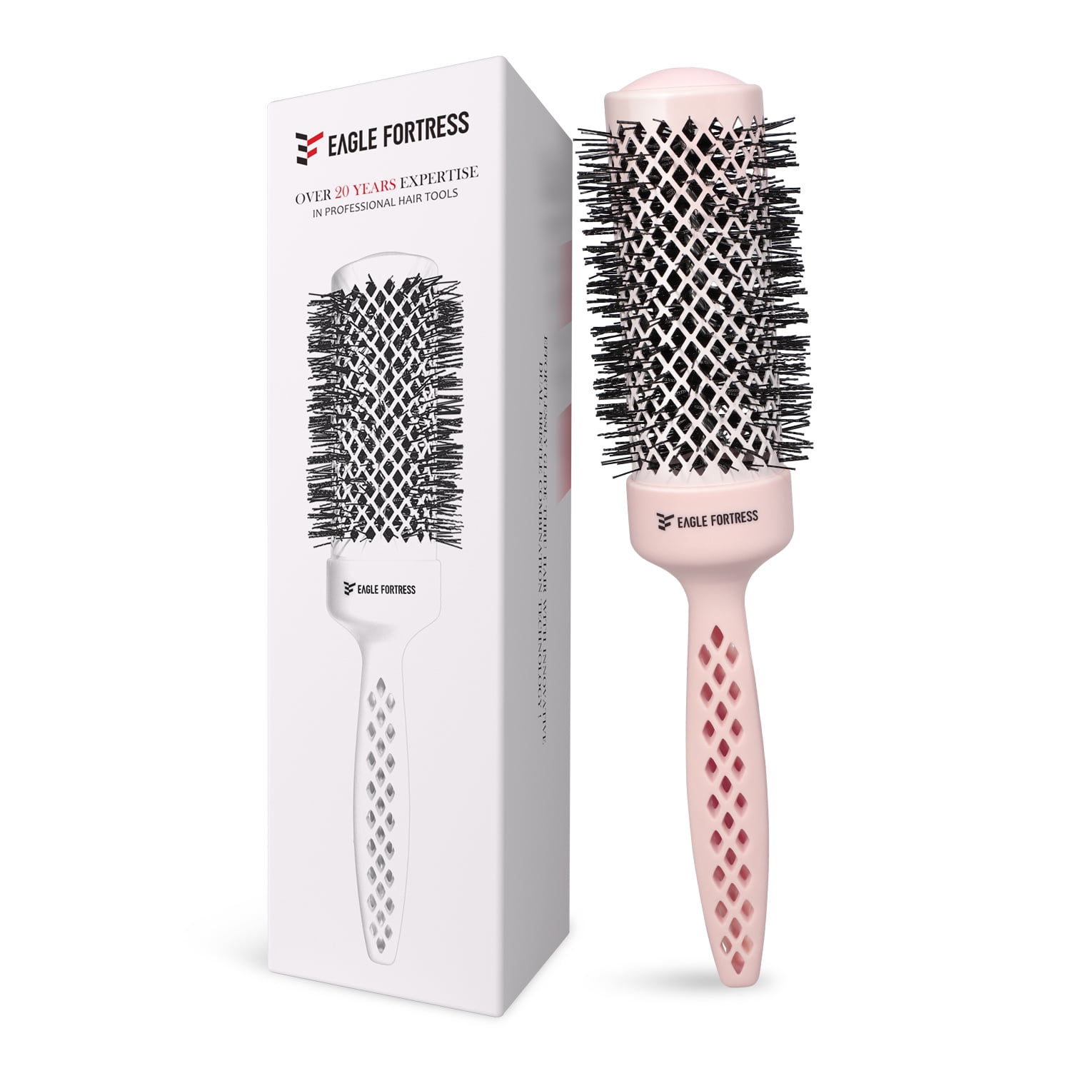 Ceramic Ionic Round Brush for Blow Drying | Fast Drying & Anti-Frizz ...