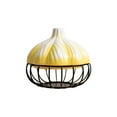 thumbnail image 1 of Ceramic Iron Garlic Egg Storage Basket Container Potato Sundries Organizer for Home Kitchen Countertop Fruit Organization Holder, 1 of 21