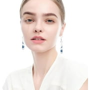 Ceramic Jewelry Blue And White Porcelain Earrings Simple Antique Earrings-Elegant And Timel Jewelry Works[Z698]