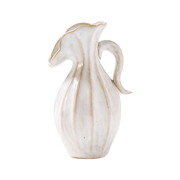 Ceramic Kettle Shape Vase For Dried Flowers Pampas Grass Table Centerpiece Home Office Desk Decoration 7.7X5.1 Inches