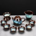 thumbnail image 1 of Ceramic Kiln Sand Gold Tea Set High End Business Gift Kung Fu Tea Set, 1 of 5