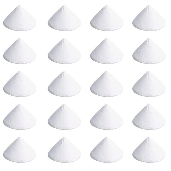 20Pcs Ceramic Kiln Stilts, Pottery Glazing Tools Triangle Setters, Aluminum Oxide Firing Support Cones, Ceramics Supplies for Studio Workshop