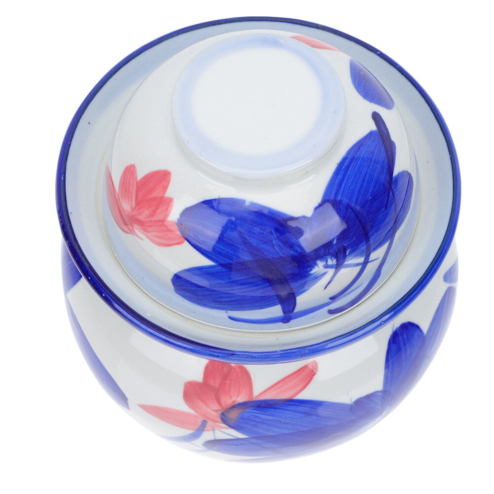 Ceramic Kimchi Jar Glass Container with Lid Salted Eggs Sealed Pickling