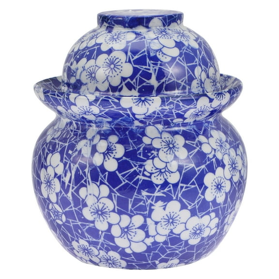 OUNONA Household Sealing Can Ceramic Container Kimchi Jar Kitchen Supply