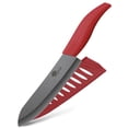 thumbnail image 1 of Ceramic Knife 6-inch Chef Knife for Kitchen Paring Knife with Sheath for Cutting,Dicing,Slicing,Rustproof Black Blade, 1 of 7