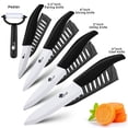 thumbnail image 1 of Ceramic Knife Set Kitchen Chef Fruit Vegetable Paring Knife with Cover Meat Cutting Knife Cooking Cutter, 1 of 7