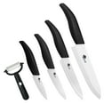 thumbnail image 1 of Akatsuki Ceramic Knife Set 9-Piece Kitchen Chef Paring Knives Set with Covers,3", 4", 5", 6" Vegetable Fruit Cooking Knife and a Peeler, 1 of 9
