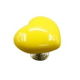 thumbnail image 1 of Ceramic Knobs Drawer Heart Shaped Pull Handle Furniture Door Cabinet Cupboard Wardrobe Dresser Replacement, 1 of 8
