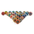thumbnail image 1 of Ceramic Knobs Multi Color Design Cabinet Knobs Kitchen Drawer Pulls Hardware Knobs - Set of 30, 1 of 5