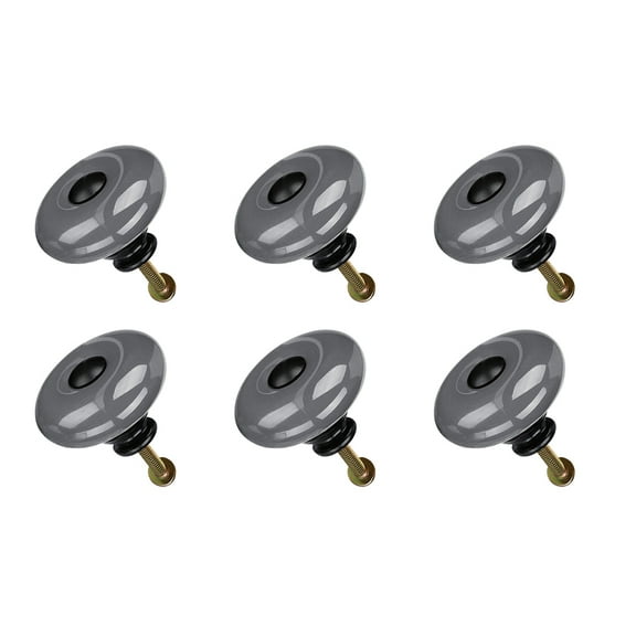 Ceramic Knobs Pull Handle Furniture Wardrobe Cabinet Dresser Door Knob Accessories 32mm Dia Gray 6 Pack