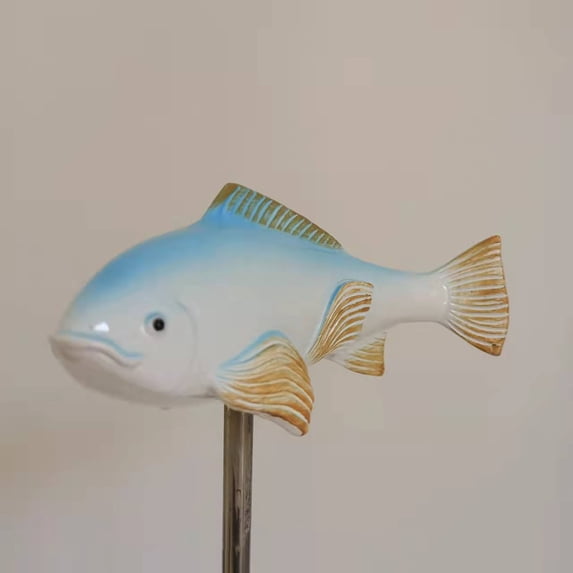 Ceramic Koi Fish Garden Sculpture Set with Submersible Weather-Resistant Art for Outdoor Decor and Landscaping