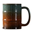 thumbnail image 1 of Ceramic Large Coffee Mug,High-Value Pottery Cup for Coffee,Tea,Water or Decoration,Ergonomic Handle Mug with Unique Artisanal Glaze for Home,Office,Kitchen or Gift for Coffee Lovers-M, 1 of 1