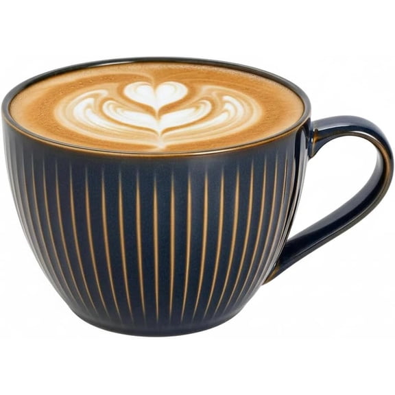 Ceramic Large Coffee Mugs with Handles, 24 Oz Coffee Cups, Large Soup Mugs for H