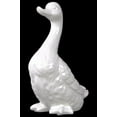 thumbnail image 1 of Ceramic Laying Goose Figurine Gloss Finish White - Benzara, 1 of 2