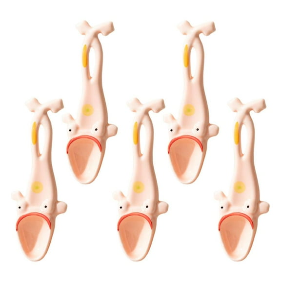 Ceramic Long Handled Household Ugly and Cute Frog Spoon For Eating, Drinking Spoon, R9G3 Alternative, Dessert Cute Sp Soup,