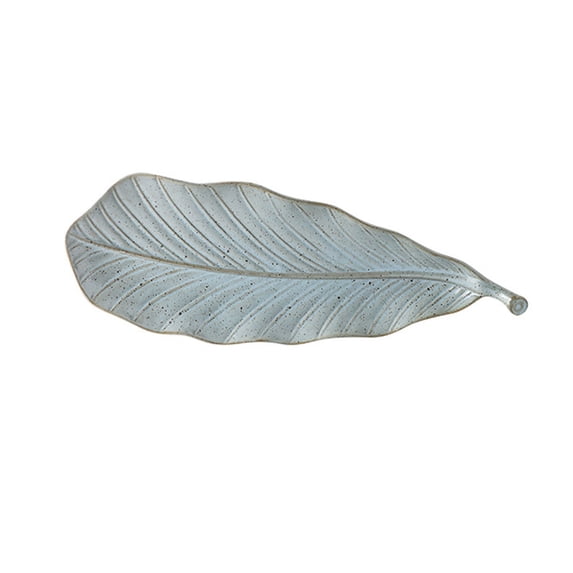 Ceramic Long Platter – Creative Oblong Serving Tray For Pastries Breakfast & Desserts Elegant Tableware For Home & Entertaining, Glazed Classic Serveware for Entertaining, Holidays, or Home Decor