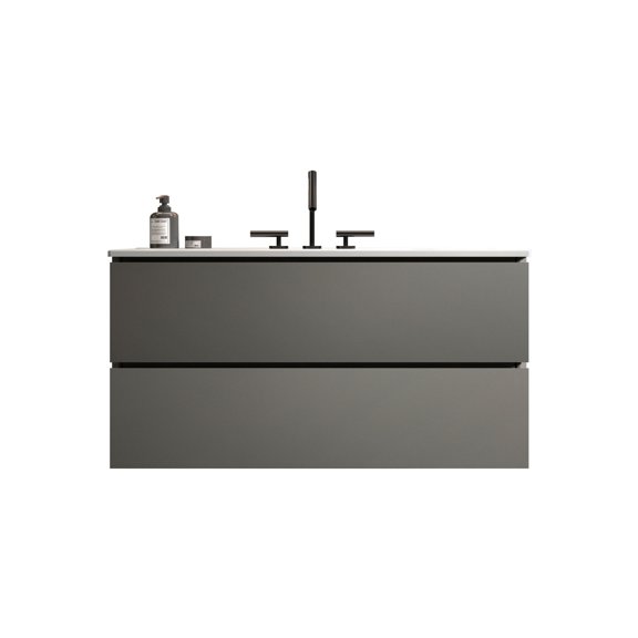 Ceramic + MDF Material - Soft - Closing Drawers for Smooth Operation - Bathroom - Practical and Long - lasting Vanity