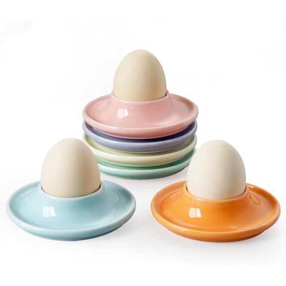 Ceramic Macaron Egg Holder for Hard and Soft Eggs
