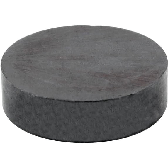 Master Magnetics Ceramic Disc Magnet - Round, Black - 2.08 oz, 0.7 lb Pull Force