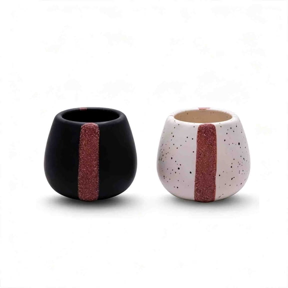 Ceramic Match Storage Set, 2-Piece Home Decor with Striker, Small Cute Boot Design for Bathroom Bedroom, Wide Mouth Match Holder