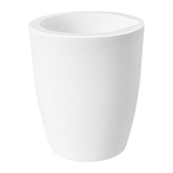 Ceramic Melting Crucible Cup High Temperature Quartz Silica Melting Crucible Cup Furnace Melting Casting Refining Golden Silver Platinum Copper Casting Cup (2000g)