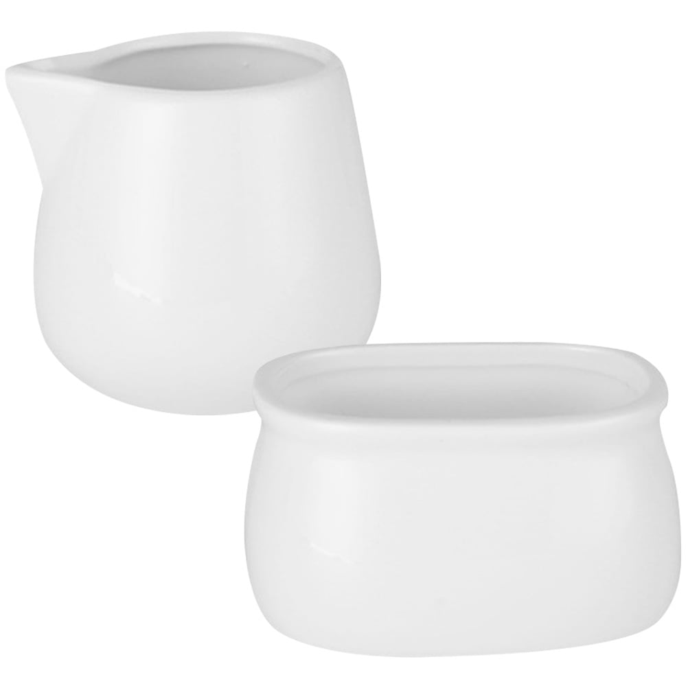 Ceramic Milk Cup Sugar Honey Pitcher Jar Coffee Cream Tea Pot Creamer Container