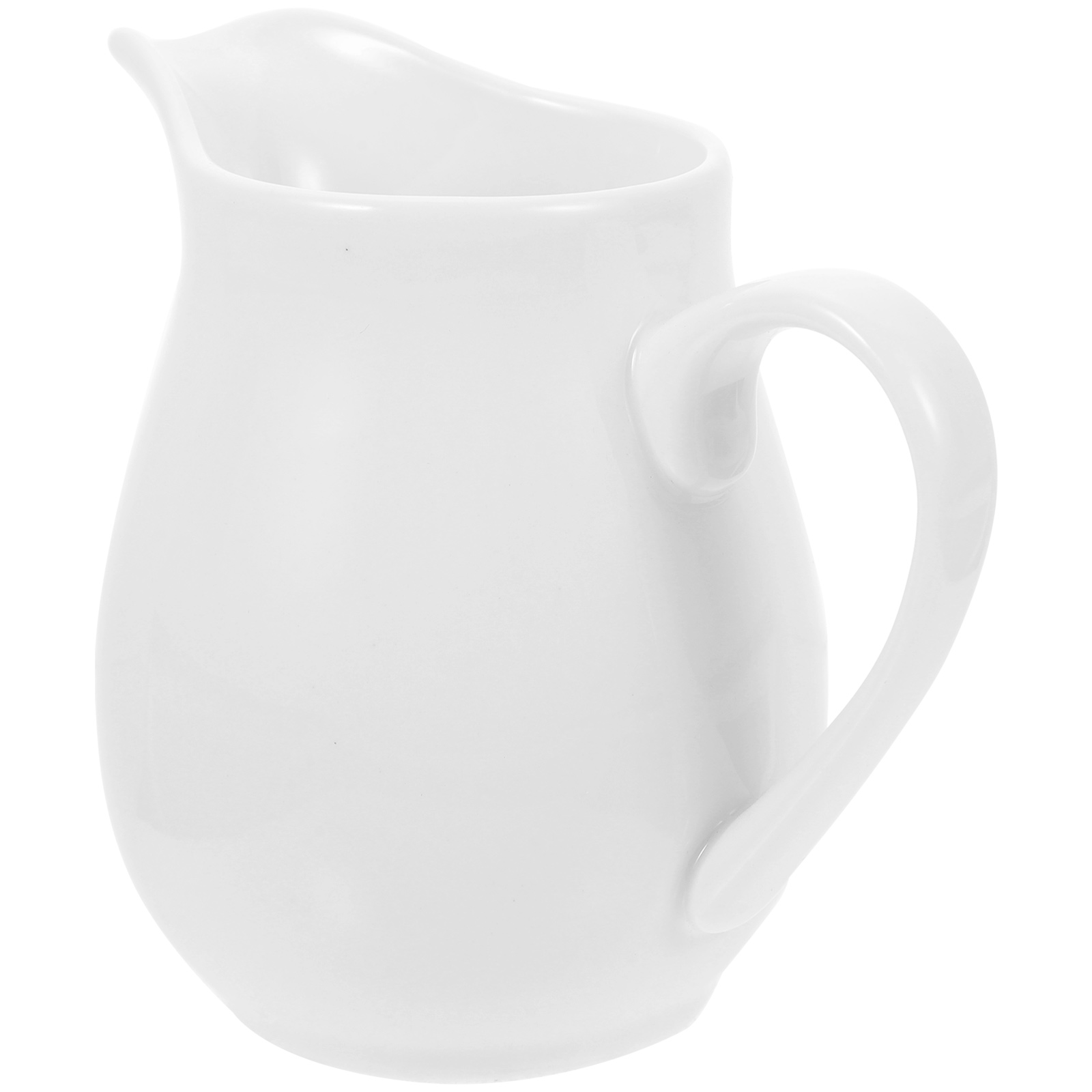 Ceramic Milk Jug Coffee Cups with Lids Gravy Boat Creamer Containers Pitcher Condiment Bowl