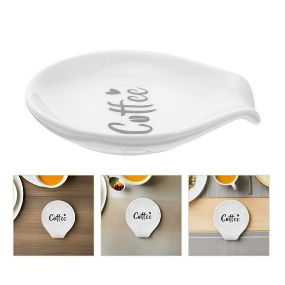Ceramic Mini Spoon Rest, Holder for Coffee & Tea Spoons, Stirrers