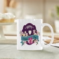 thumbnail image 1 of Ceramic Mug – 11 oz White Coffee Mug – Mother's Day Gift - HMD Purple, 1 of 6