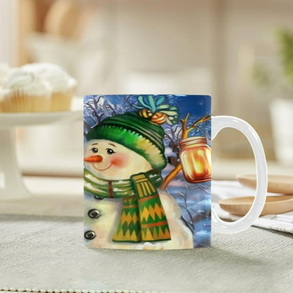 Ceramic Mug - 11 oz White - Snow Friends