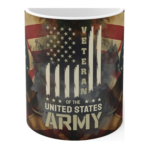 Ceramic Mug 11oz Army Veteran