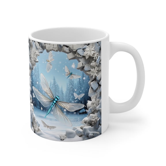 Ceramic Mug 11oz Dragon Fly