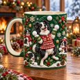 Ceramic Mug Border Collie Snowball Juggling Custom Name Coffee Cup for ...