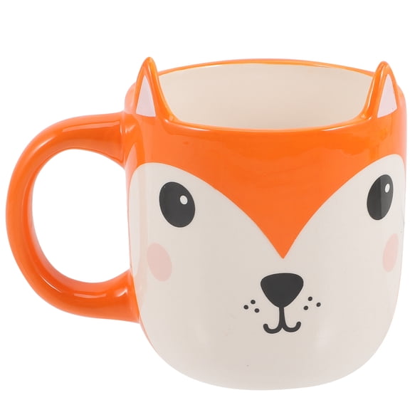 Supvox Practical Chocolate Ceramic Cup for Home and Office, Great for Hot Beverages