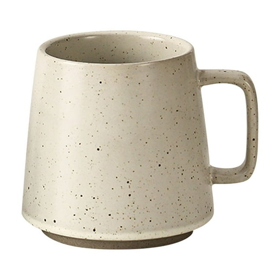 Ceramic Mug, Coffee Cup, Japanese Style Ceramic Mug for Hot & Cold Drinks, Insulated, Ergonomic Handle, Wide Mouth, Home & Office Use