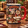 Ceramic Mug Coin Collector Mouse and Owl Design for Numismatist Gift ...