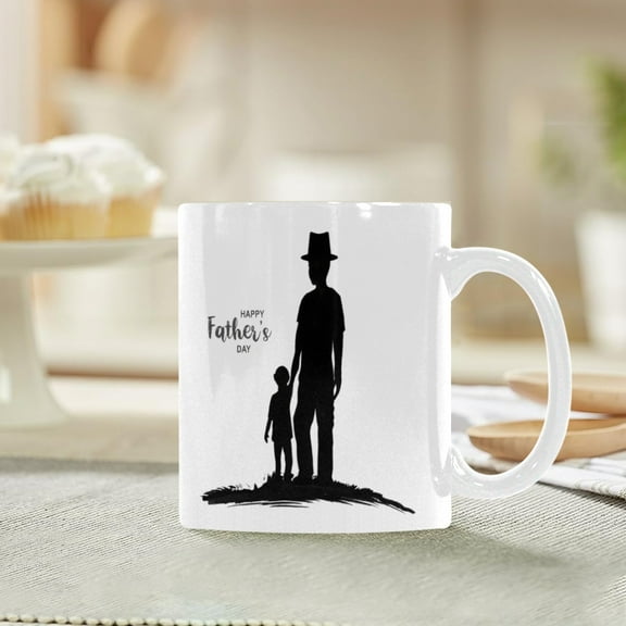 Ceramic Mug  Father's Day - Happy FD - 11 oz White Coffee Mug