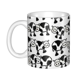 Arawat Cute Cow Coffe Mug with Lid and Spoon Cow Print Stuff Gifts 400ml  Ceramic Tea Coffee Cup Kawa…See more Arawat Cute Cow Coffe Mug with Lid and
